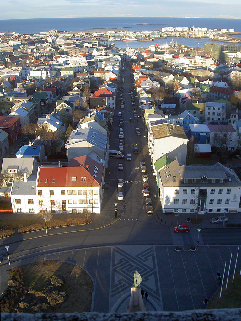 Reykjavík city view