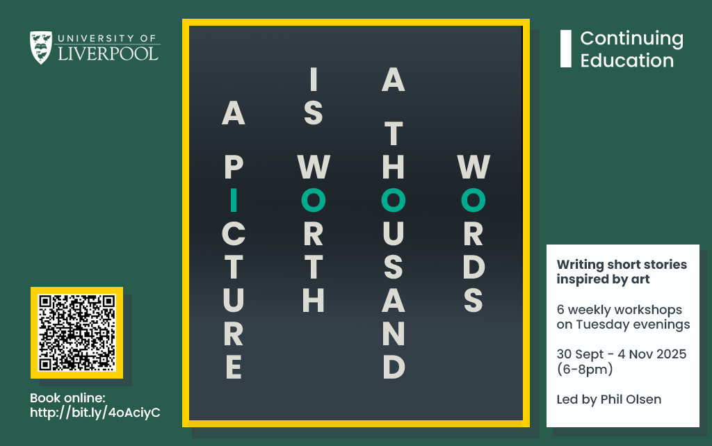 A Picture is Worth A Thousand Words graphic on a dark green background. The letter 'I' in picture and the letter 'o' in worth, thousand and words is picked out in mint green to read '1000'